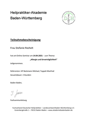 Allergien und Unverträglichkeiten